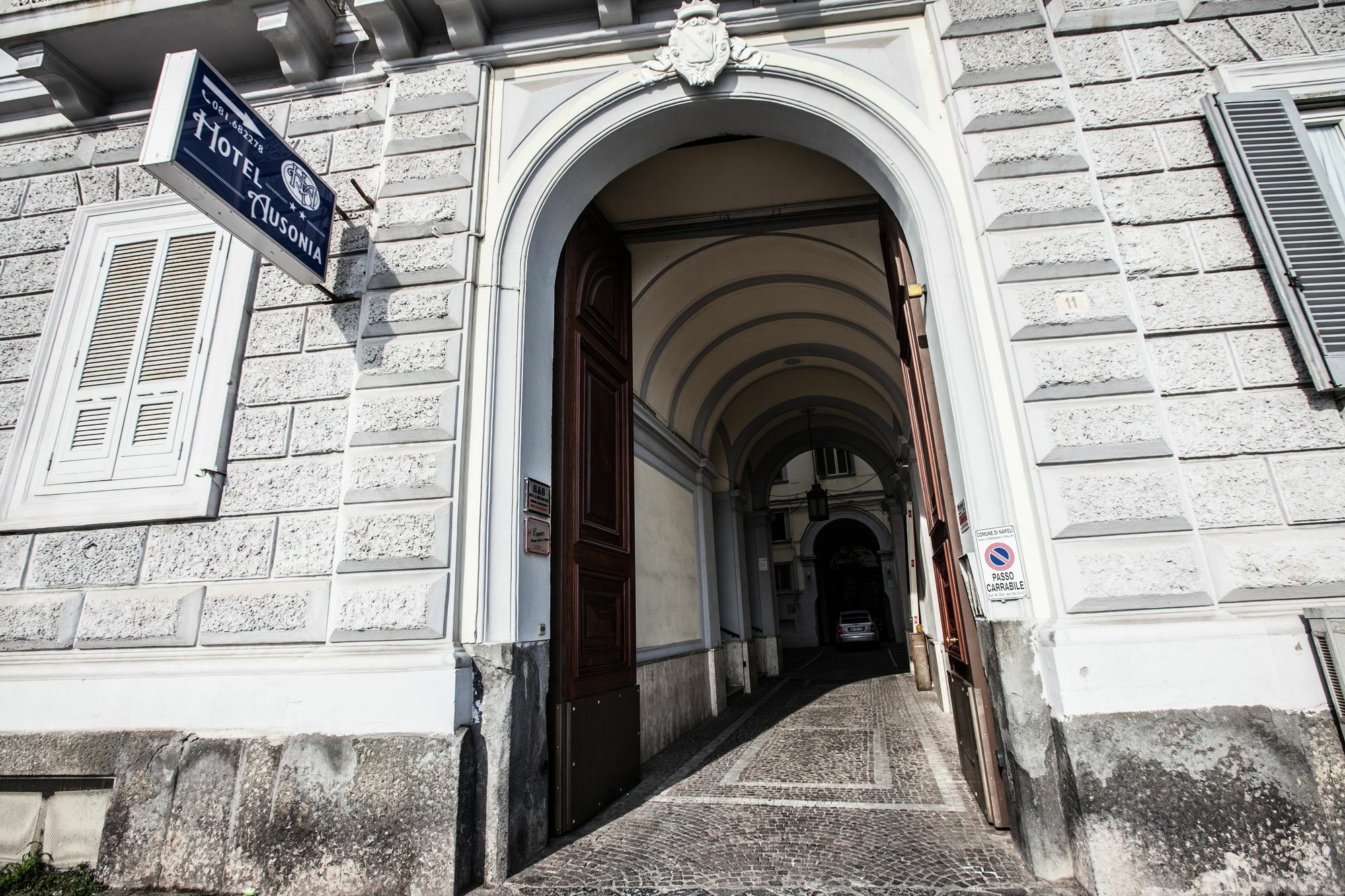 Hotel Ausonia Napels Buitenkant foto